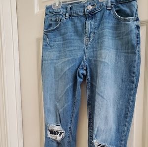 Old Navy Boyfriend Mid Rise Stretch Me Stella Sz 6 RN 54023